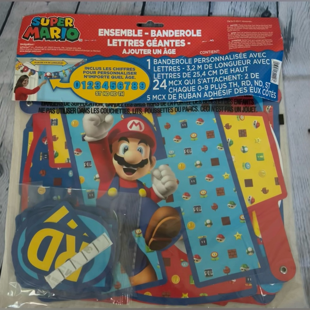 Super Mario Kart HUGE Birthday Party Decorations Pack - Picture 3 of 13
